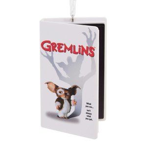 Hallmark Warner Bros Gremlins VHS Tape Christmas Tree Ornament (New)